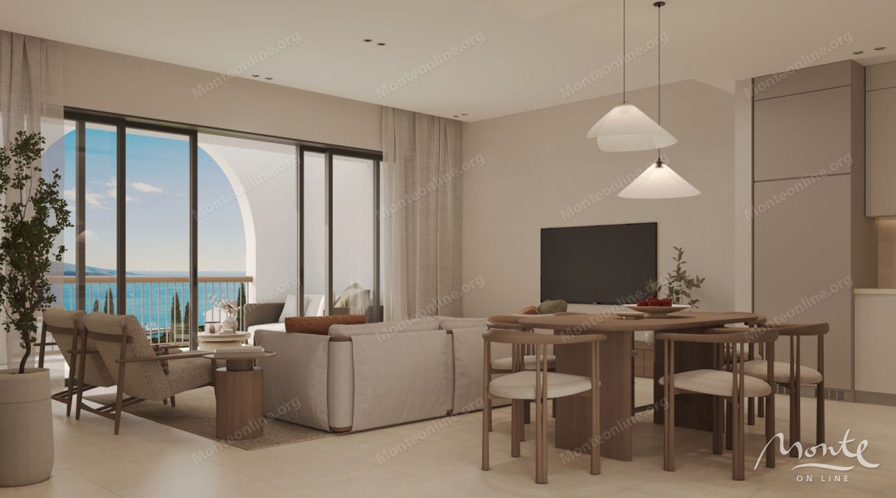 Апартаменты на полуострове Луштица, Черногория, 66 м² - фото 5