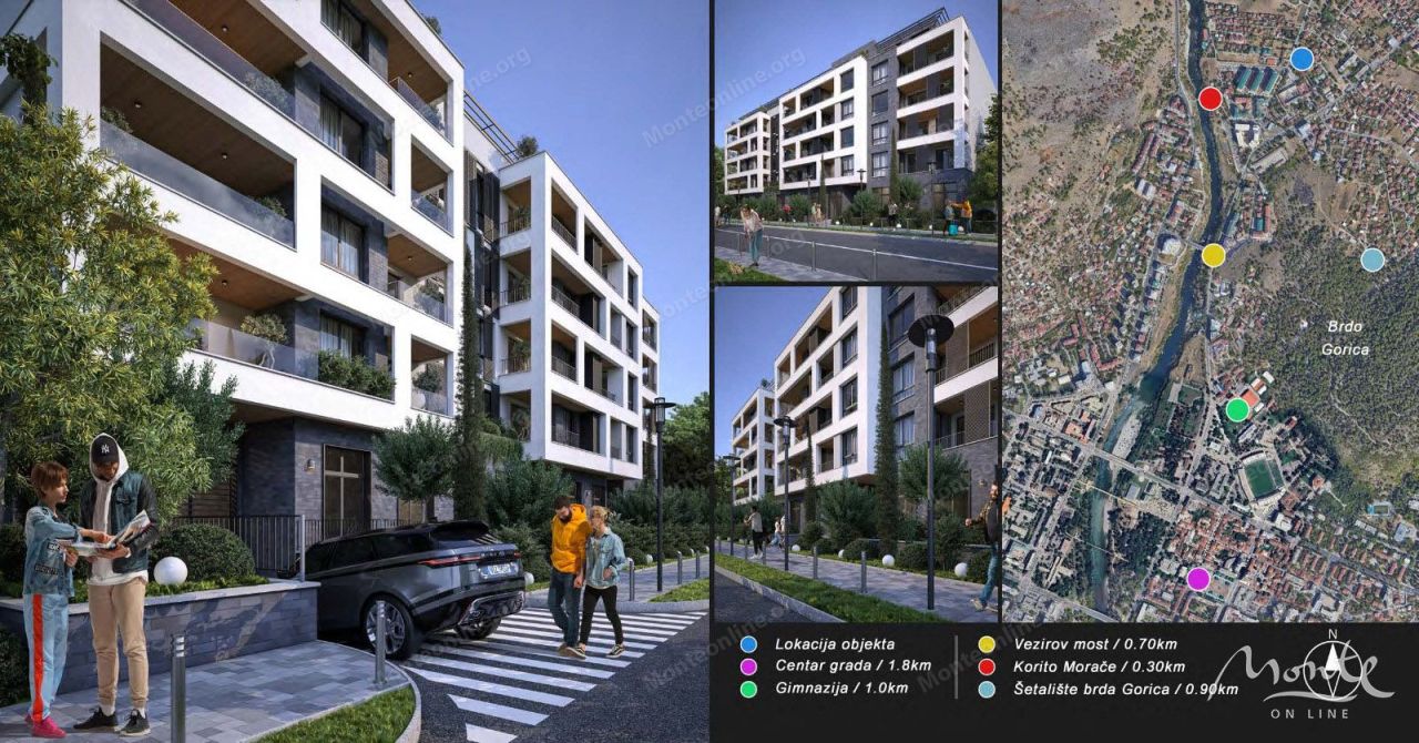 Апартаменты в Подгорице, Черногория, 66 м² - фото 6