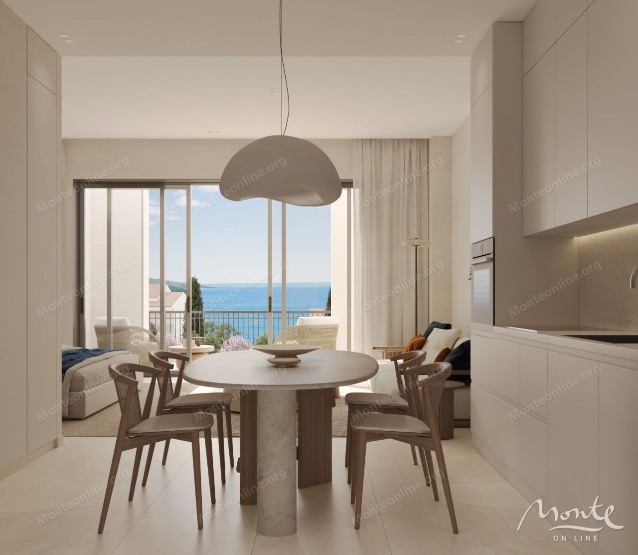 Апартаменты на полуострове Луштица, Черногория, 54 м² - фото 6