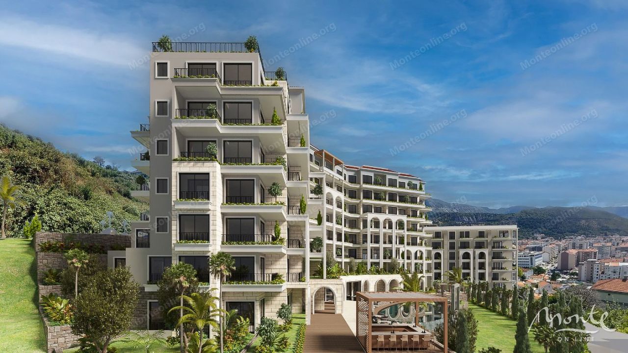 Апартаменты в Будве, Черногория, 104 м² - фото 12