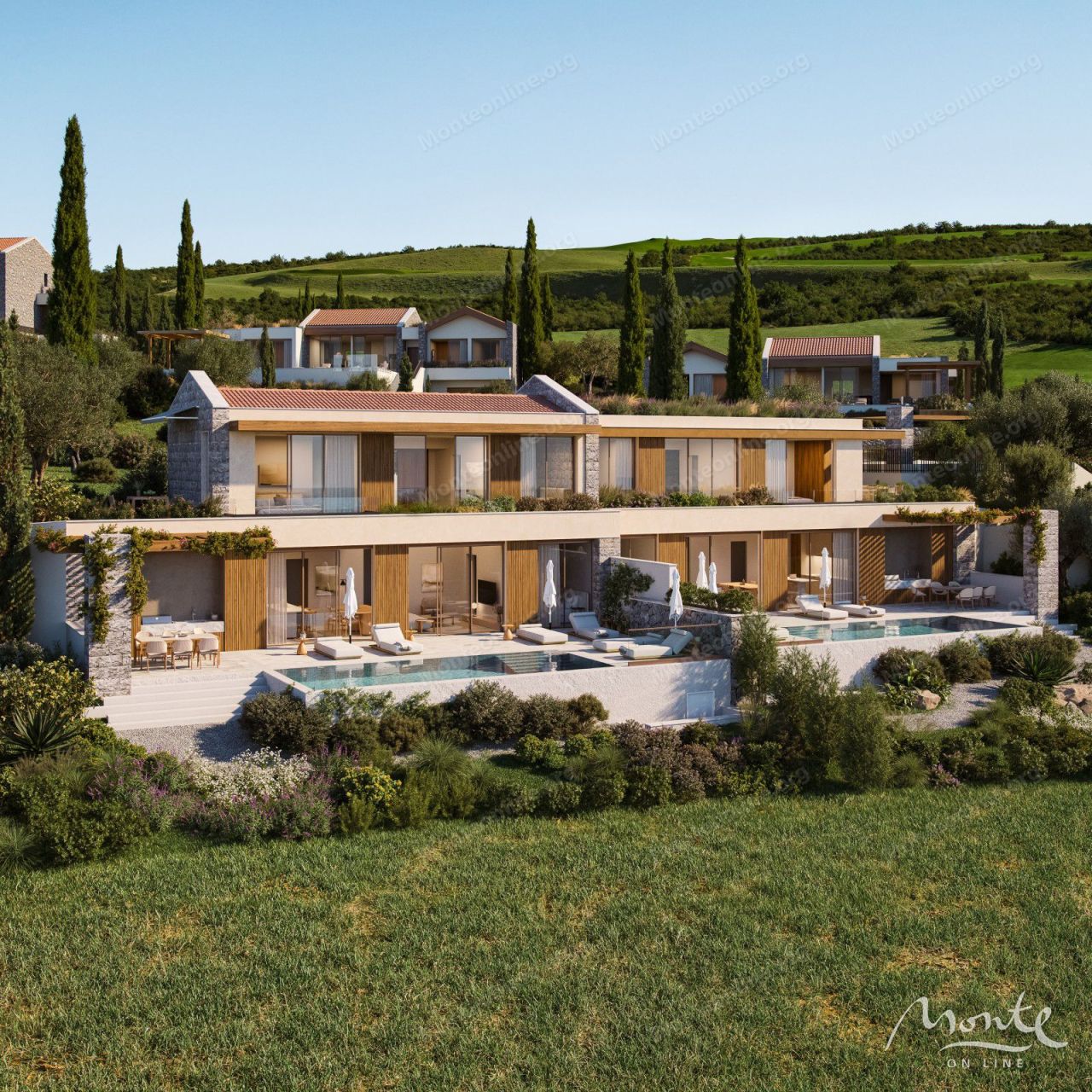 Вилла на полуострове Луштица, Черногория, 185 м² - фото 12