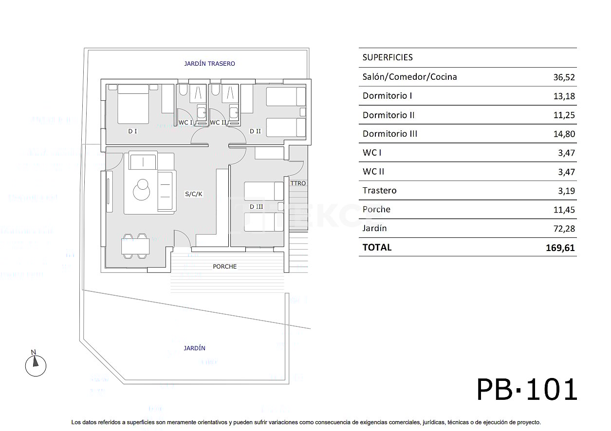 Пентхаус в Сан-Мигель де Салинас, Испания, 150 м² - фото 13
