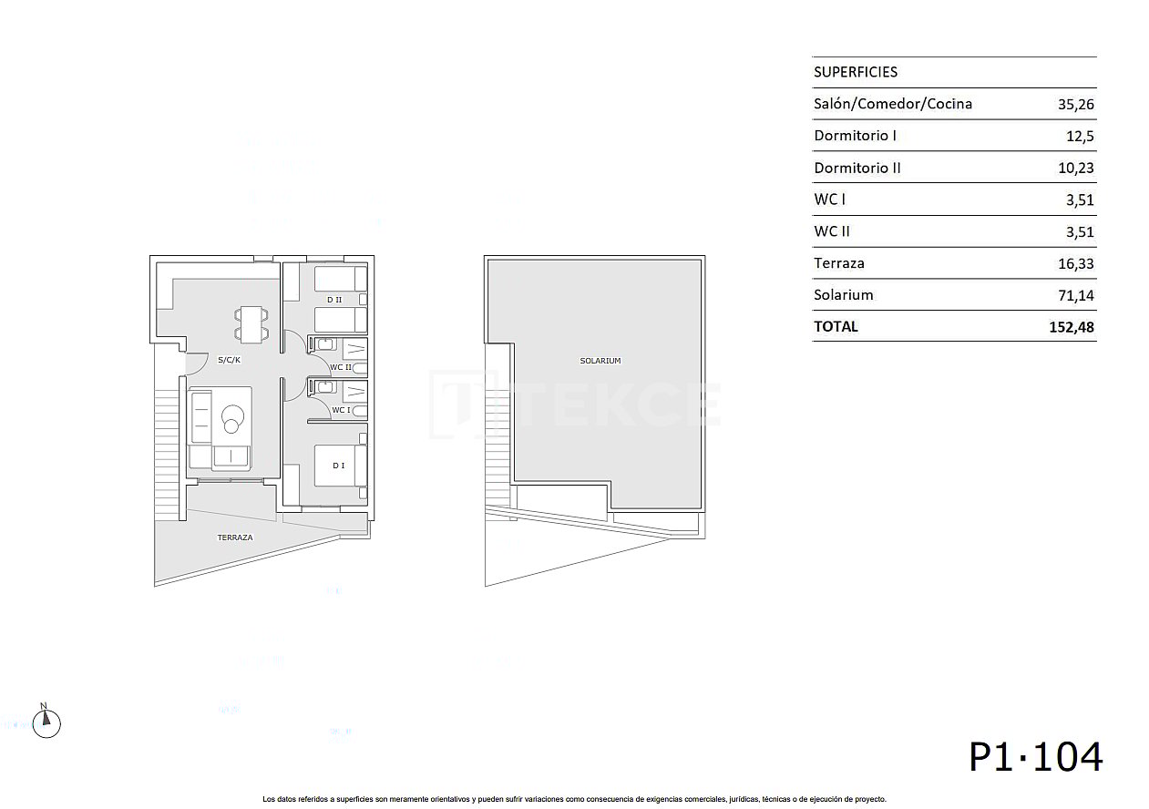 Пентхаус в Сан-Мигель де Салинас, Испания, 150 м² - фото 16