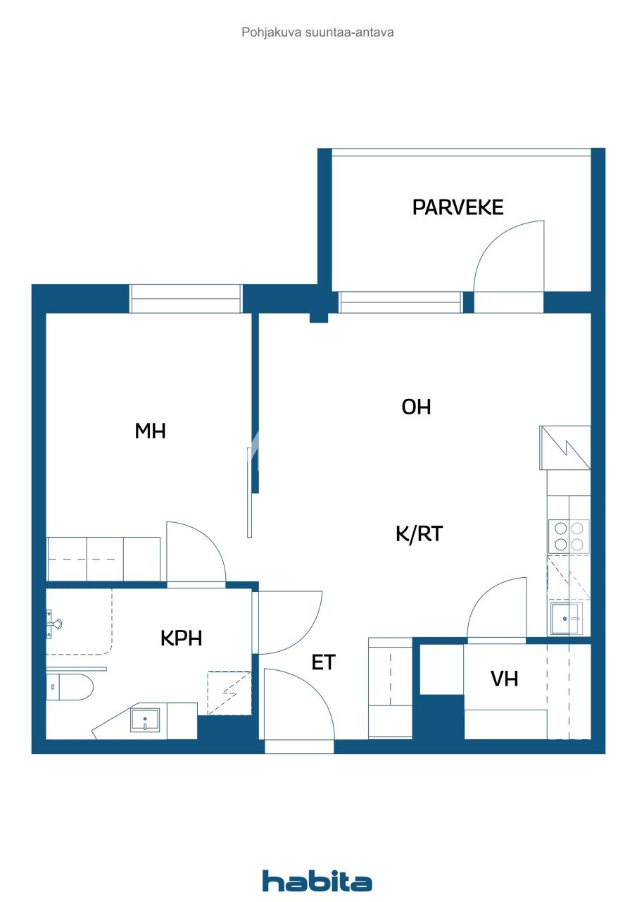 Апартаменты Нурмиярви, Финляндия, 42 м² - фото 2