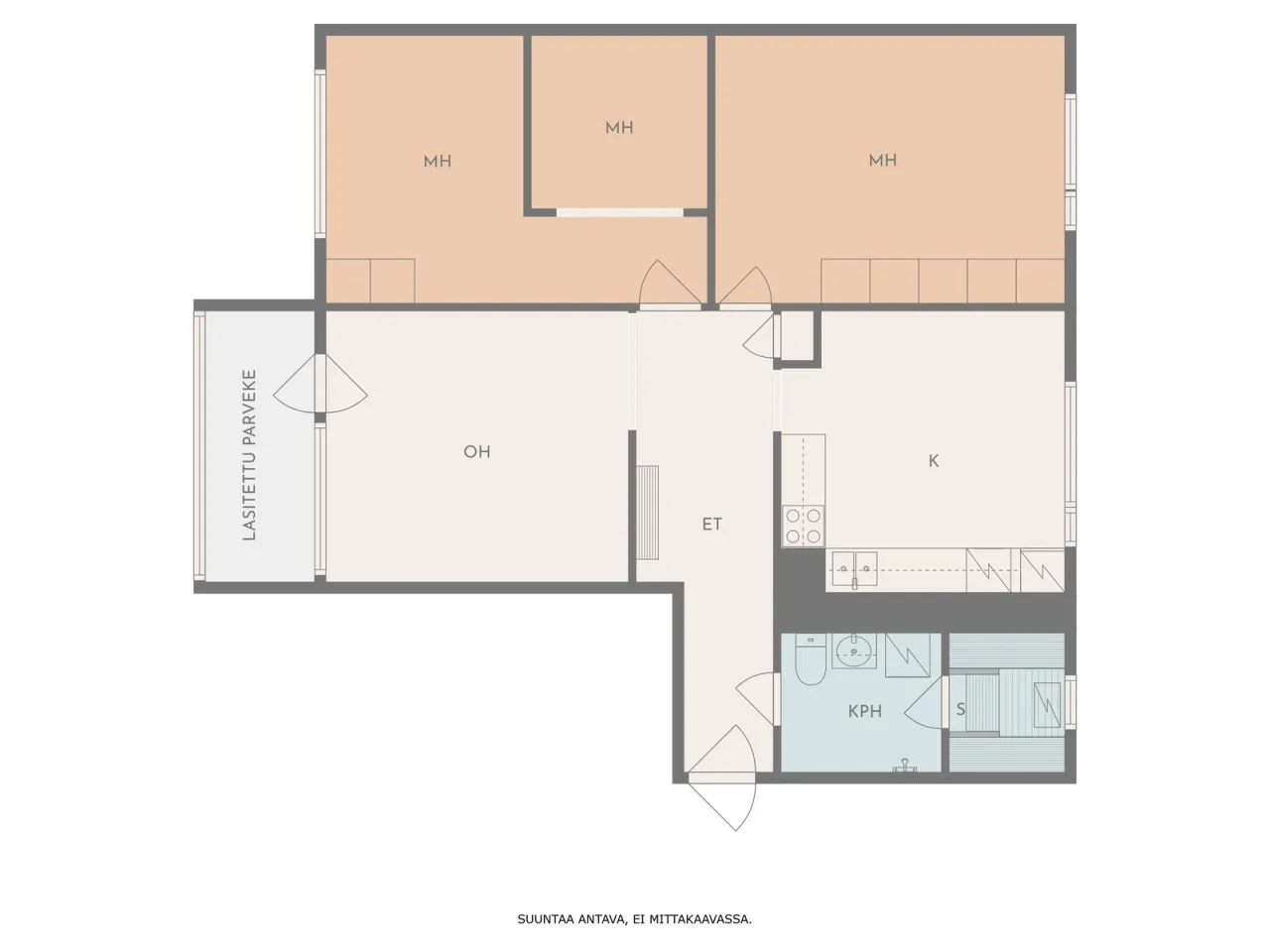 Квартира в Эспоо, Финляндия, 78.5 м² - фото 2