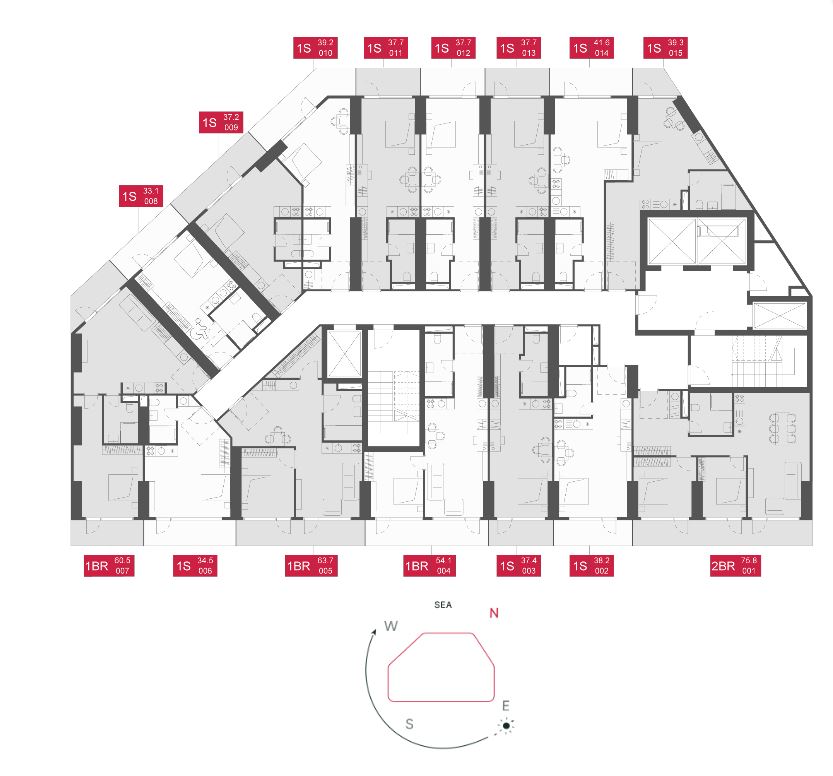 Отель, гостиница в Батуми, Грузия, 28 м² - фото 8