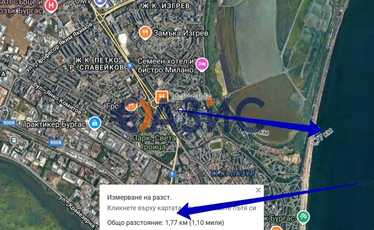 Апартаменты в Бургасе, Болгария, 61.6 м² - фото 13