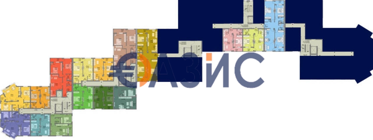 Апартаменты в Бургасе, Болгария, 56.6 м² - фото 13