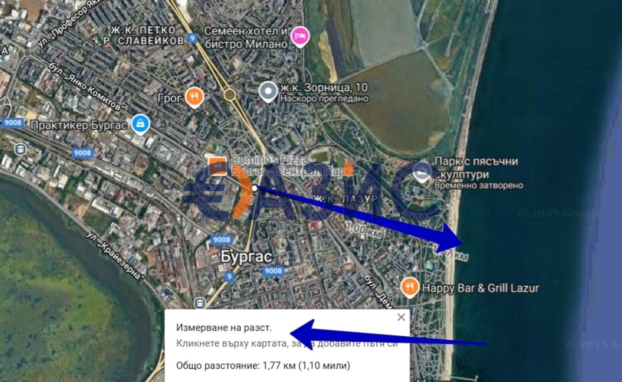 Апартаменты в Бургасе, Болгария, 32.8 м² - фото 13