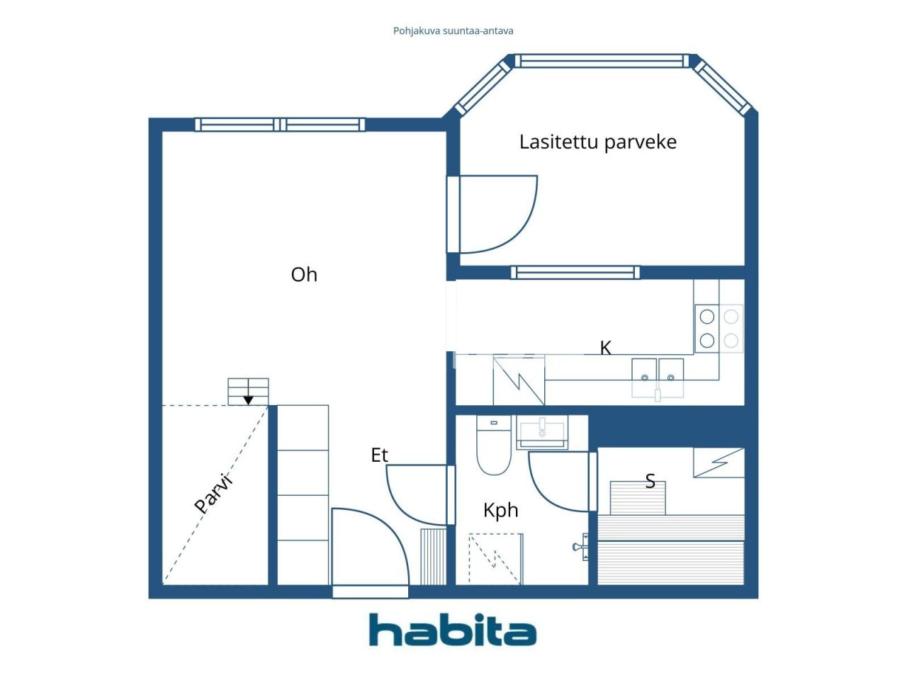 Апартаменты в Вантаа, Финляндия, 30.5 м² - фото 2