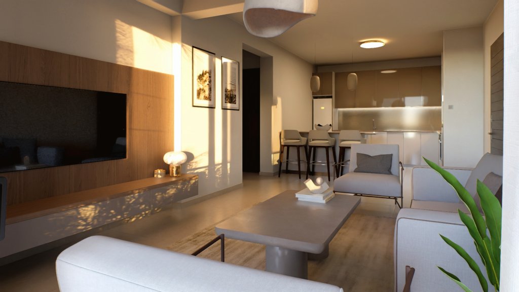 Апартаменты в Пафосе, Кипр, 45.65 м² - фото 3