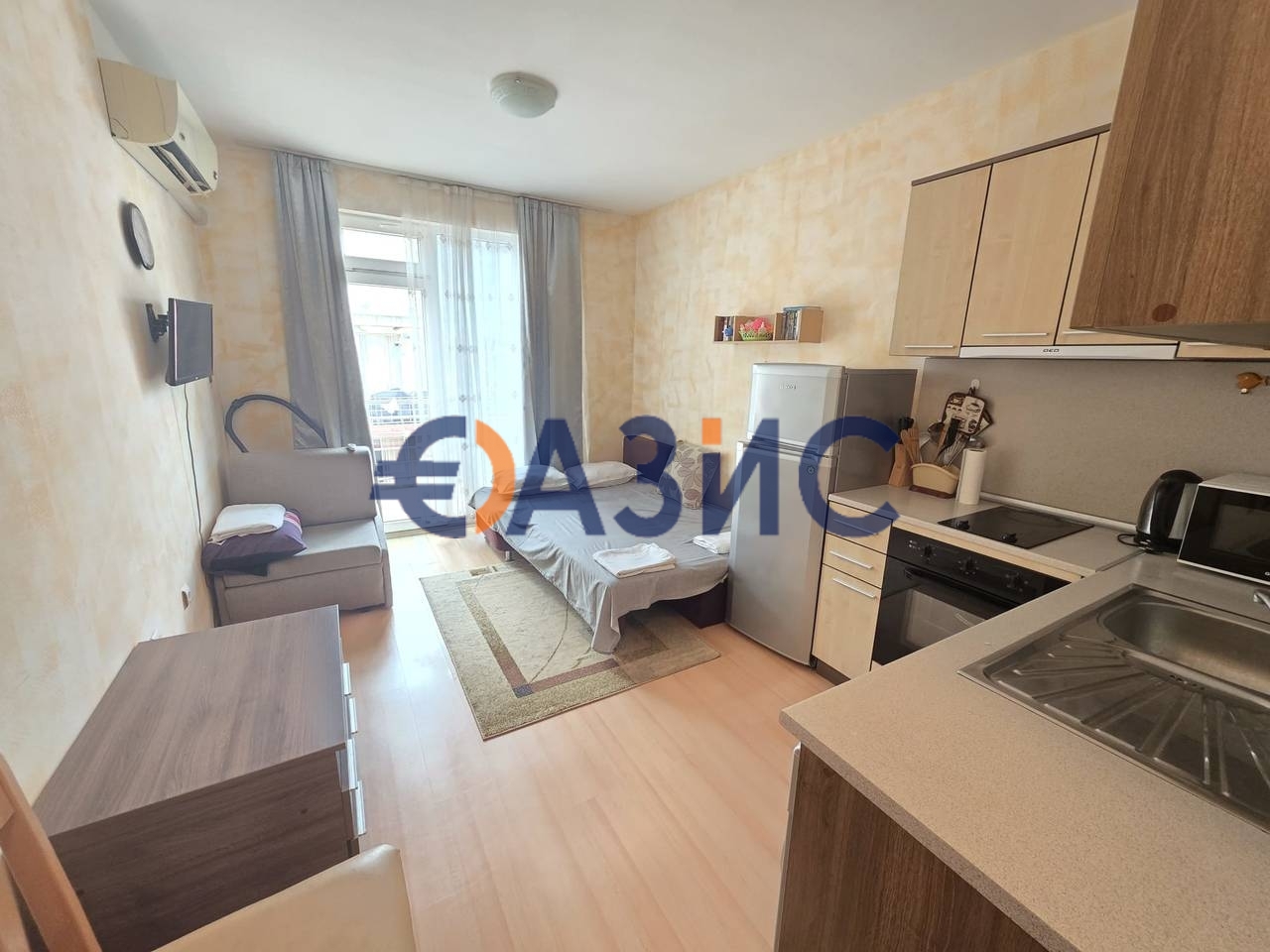 Апартаменты на Солнечном берегу, Болгария, 30.5 м² - фото 3