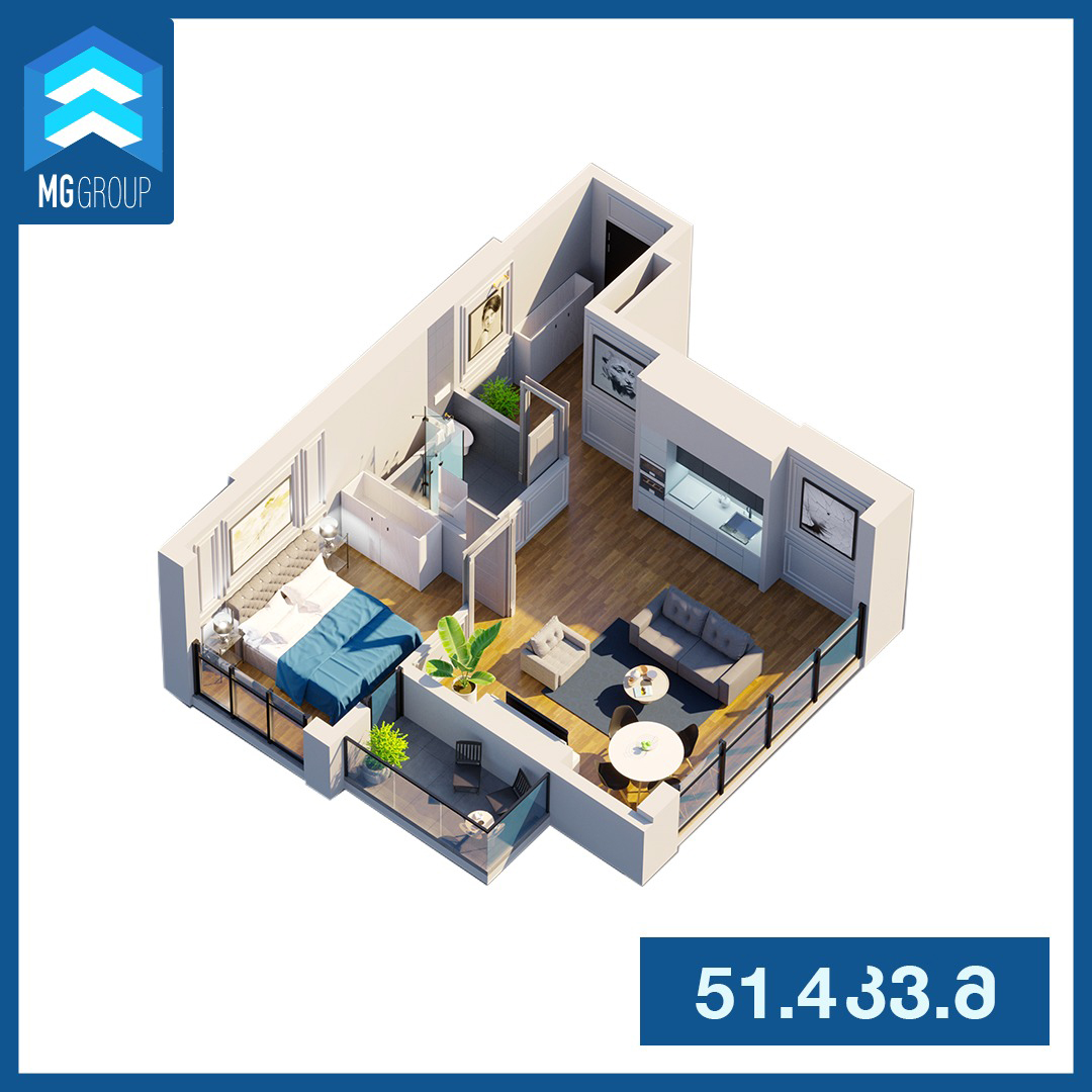 Квартира в Батуми, Грузия, 51.4 м² - фото 5