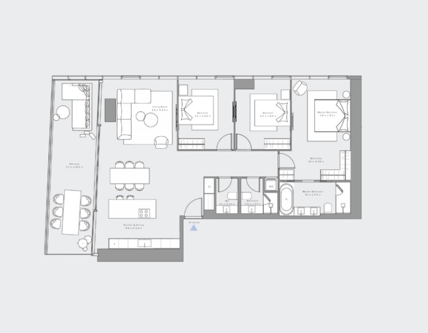 Апартаменты в Лимасоле, Кипр, 191 м² - фото 18