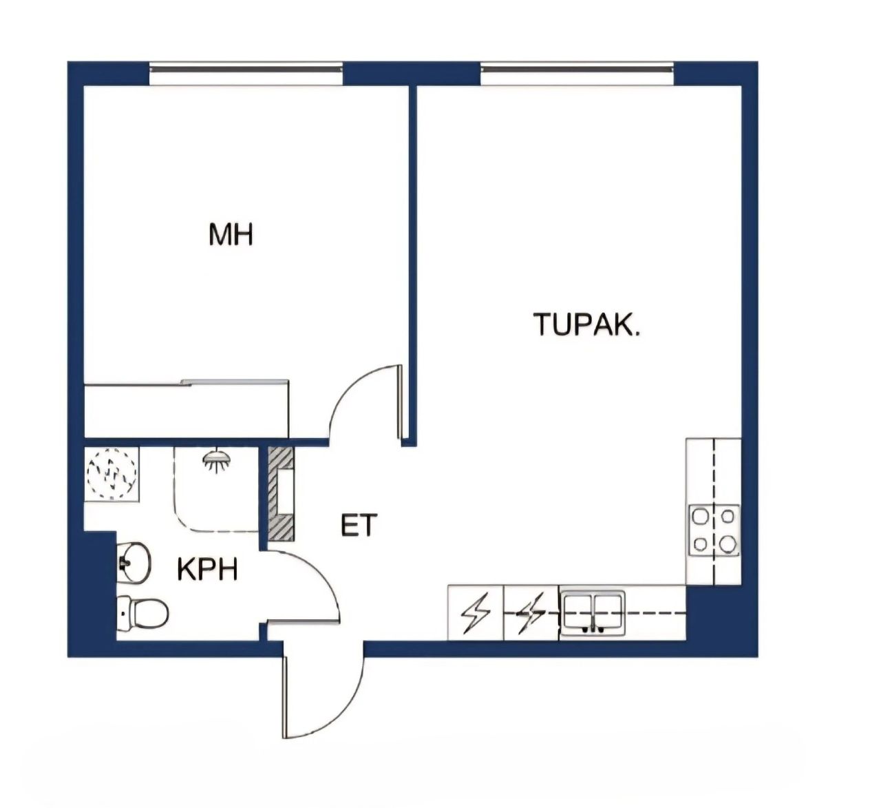 Квартира в Вантаа, Финляндия, 40.5 м² - фото 2