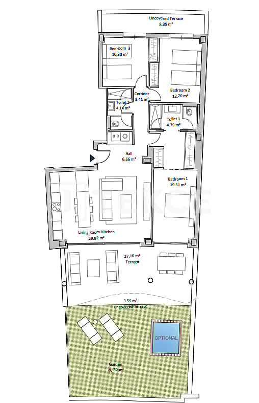 Апартаменты в Фуэнхироле, Испания, 107 м² - фото 16