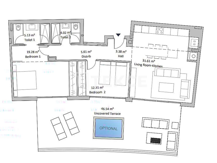 Пентхаус в Фуэнхироле, Испания, 97 м² - фото 17