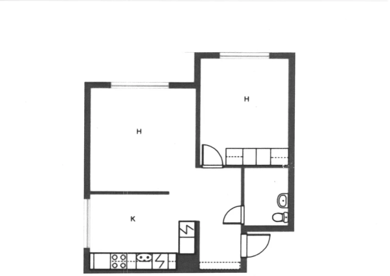 Квартира в Вантаа, Финляндия, 45.5 м² - фото 2