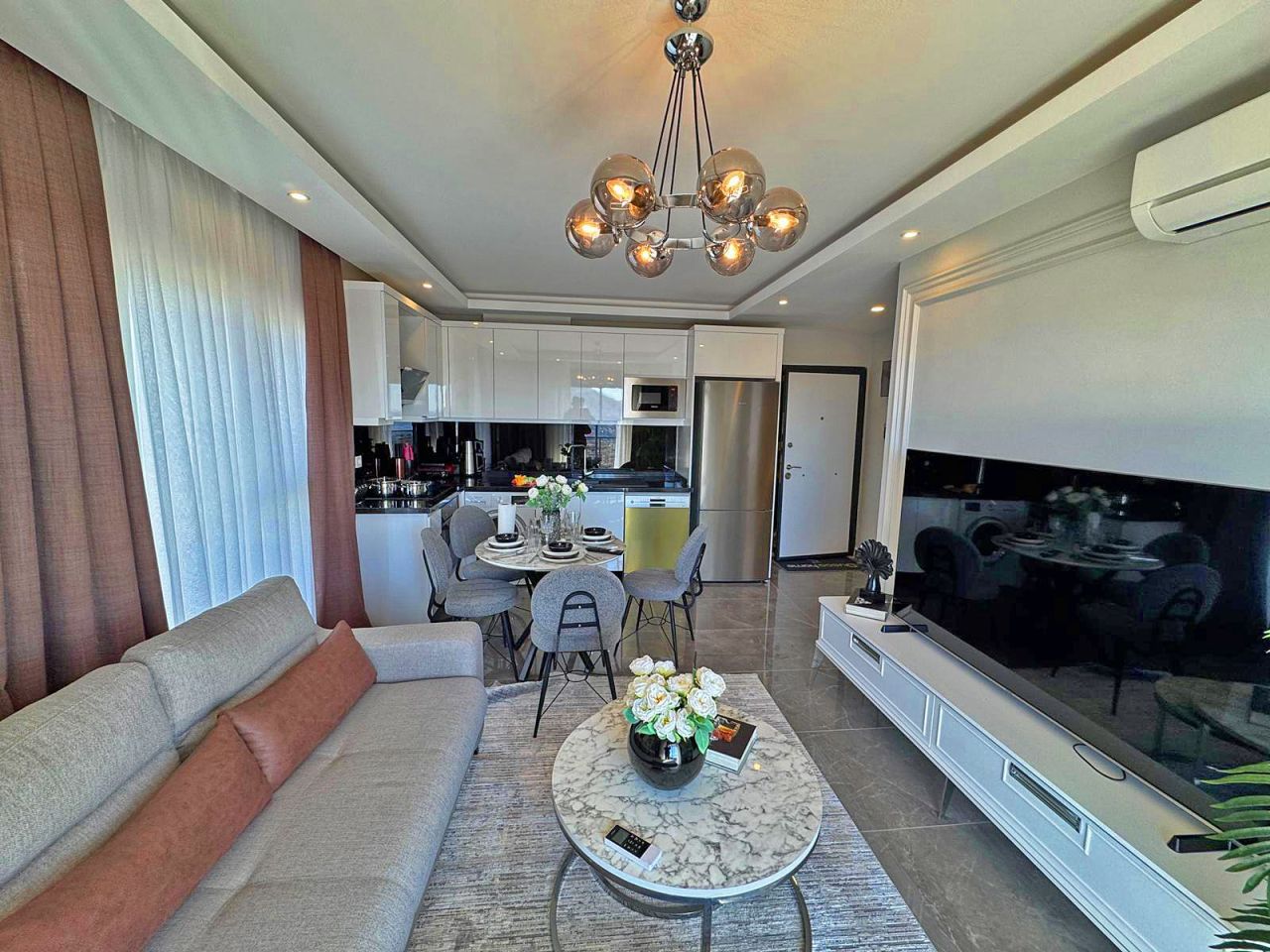 Апартаменты в Алании, Турция, 50 м² - фото 10