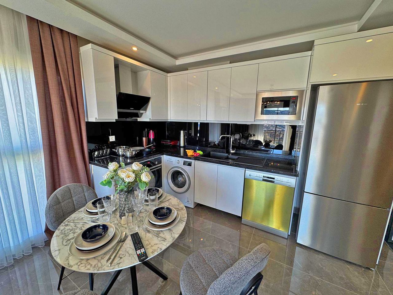 Апартаменты в Алании, Турция, 50 м² - фото 12