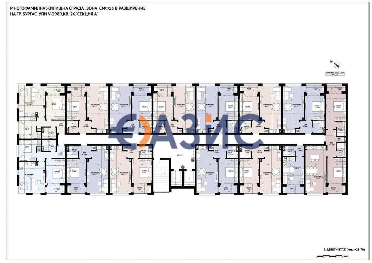 Апартаменты в Бургасе, Болгария, 61.4 м² - фото 15