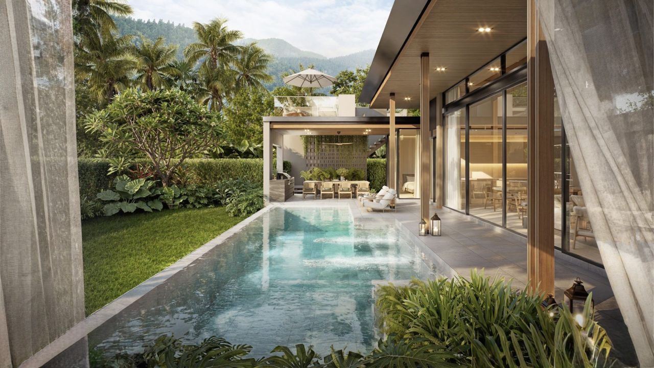 Вилла на пляже Банг Тао, Таиланд, 328 м² - фото 1