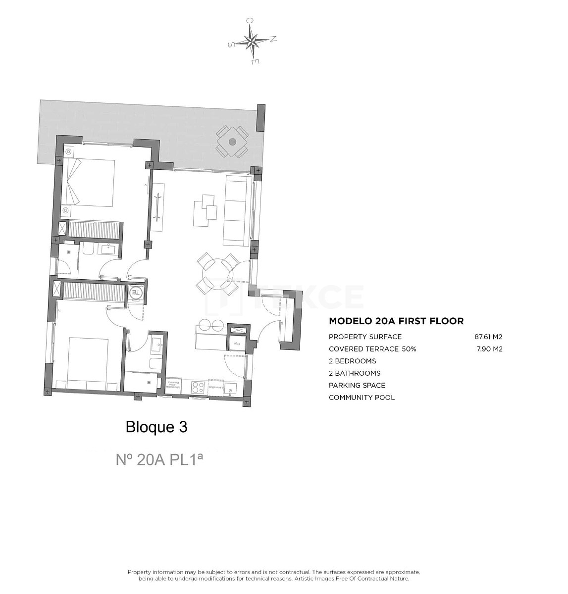 Апартаменты в Лос Алькасарес, Испания, 95 м² - фото 9