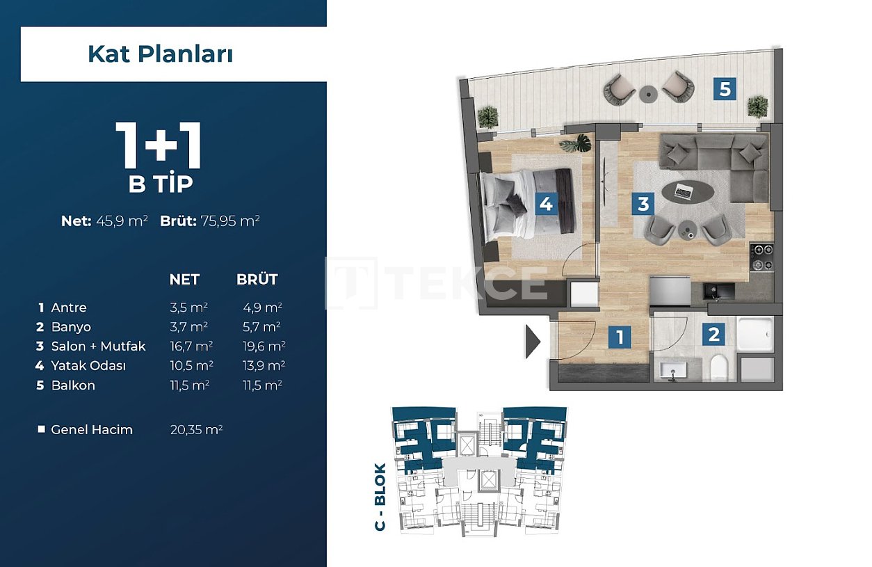 Апартаменты Чигли, Турция, 142 м² - фото 13