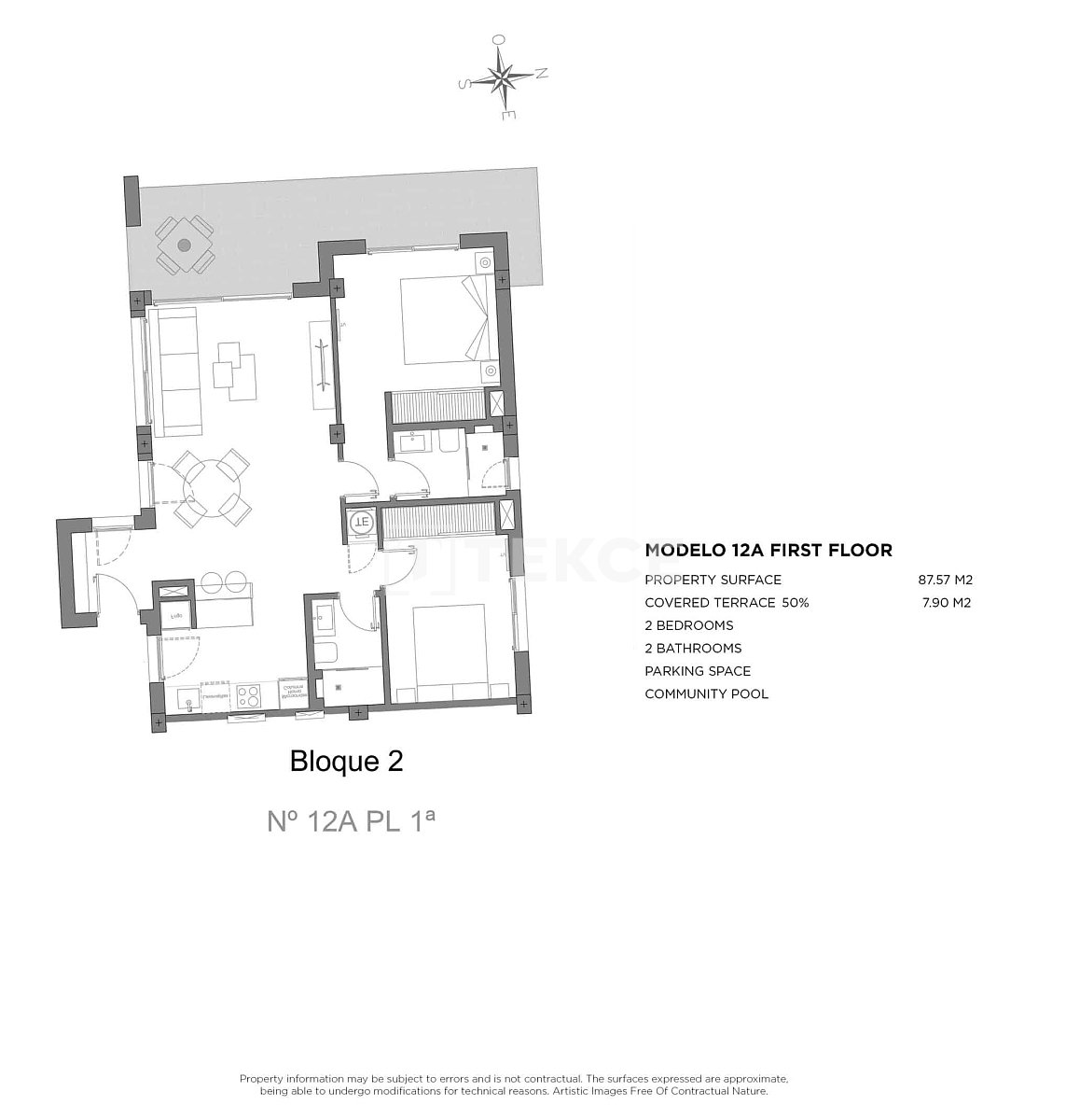 Апартаменты в Лос Алькасарес, Испания, 115 м² - фото 14