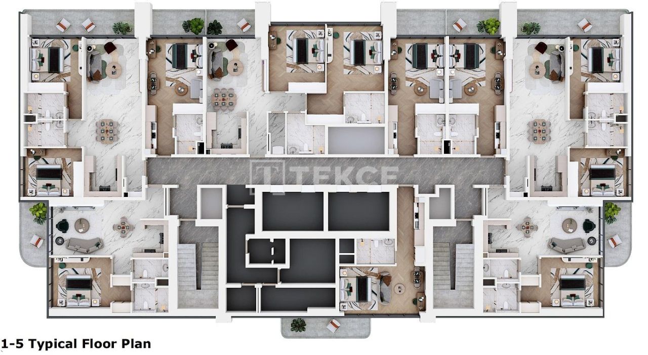 Апартаменты в Дубае, ОАЭ, 74 м² - фото 17