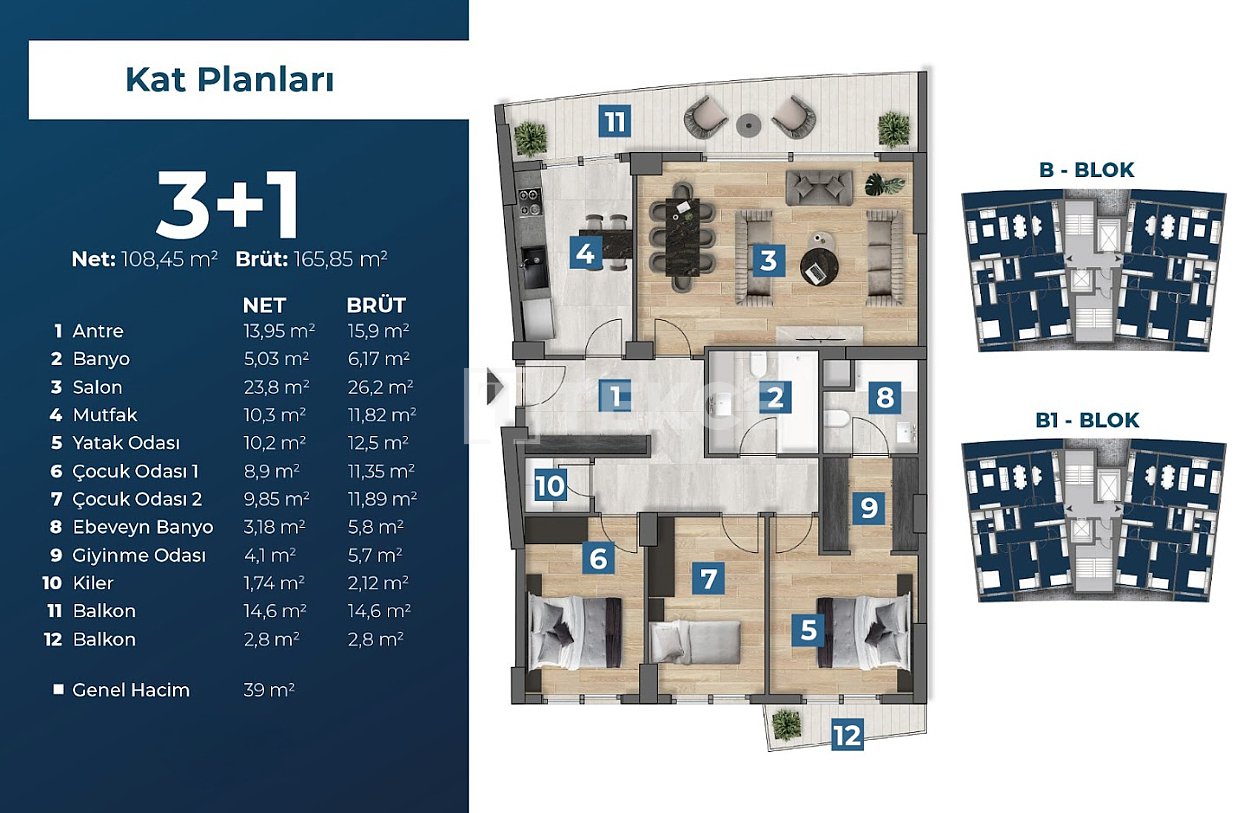 Апартаменты Чигли, Турция, 64 м² - фото 17