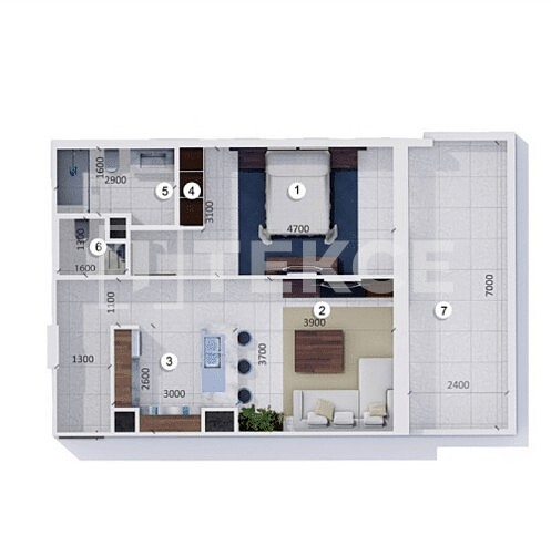 Апартаменты в Дубае, ОАЭ, 84 м² - фото 18