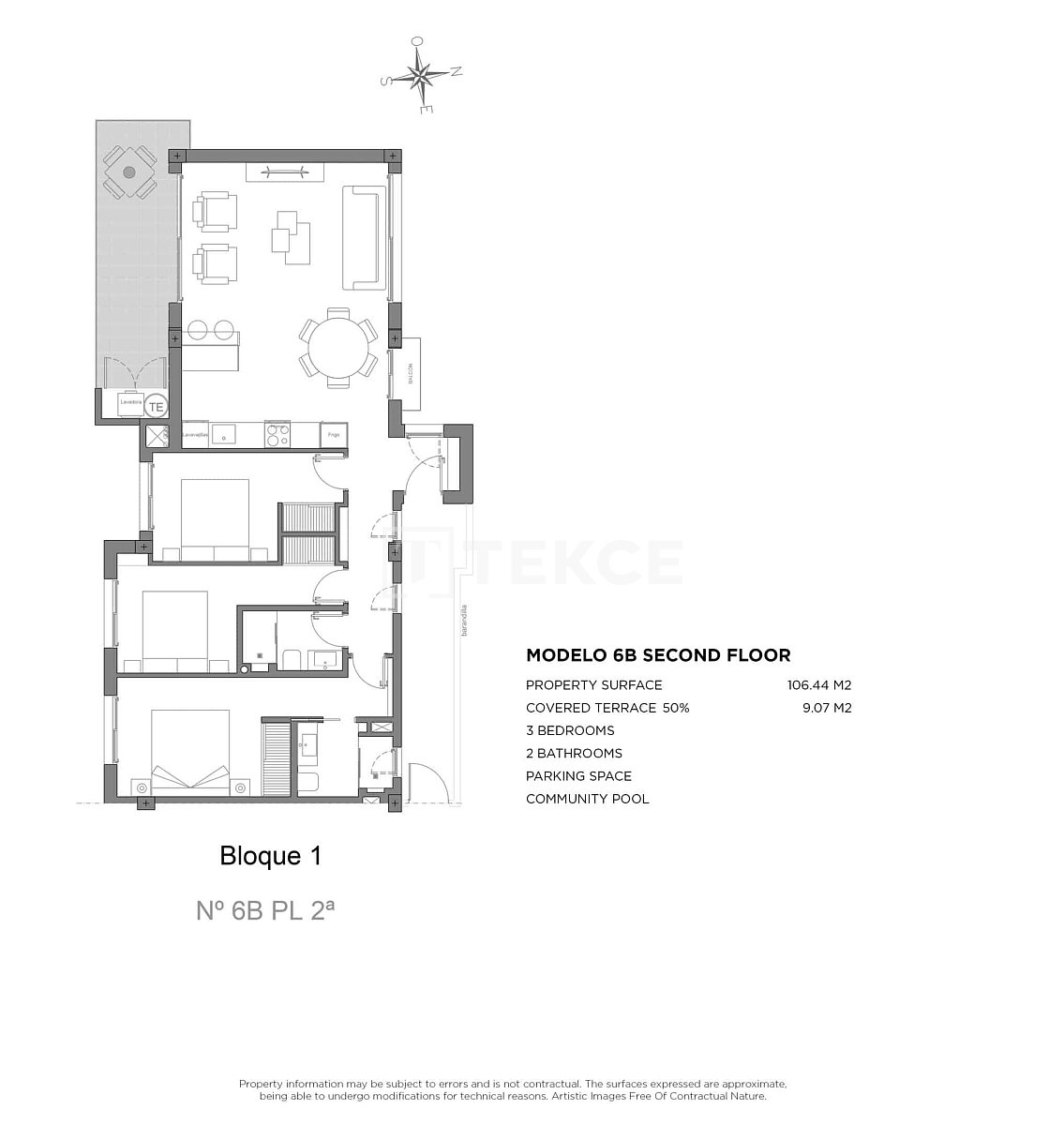 Апартаменты в Лос Алькасарес, Испания, 95 м² - фото 18