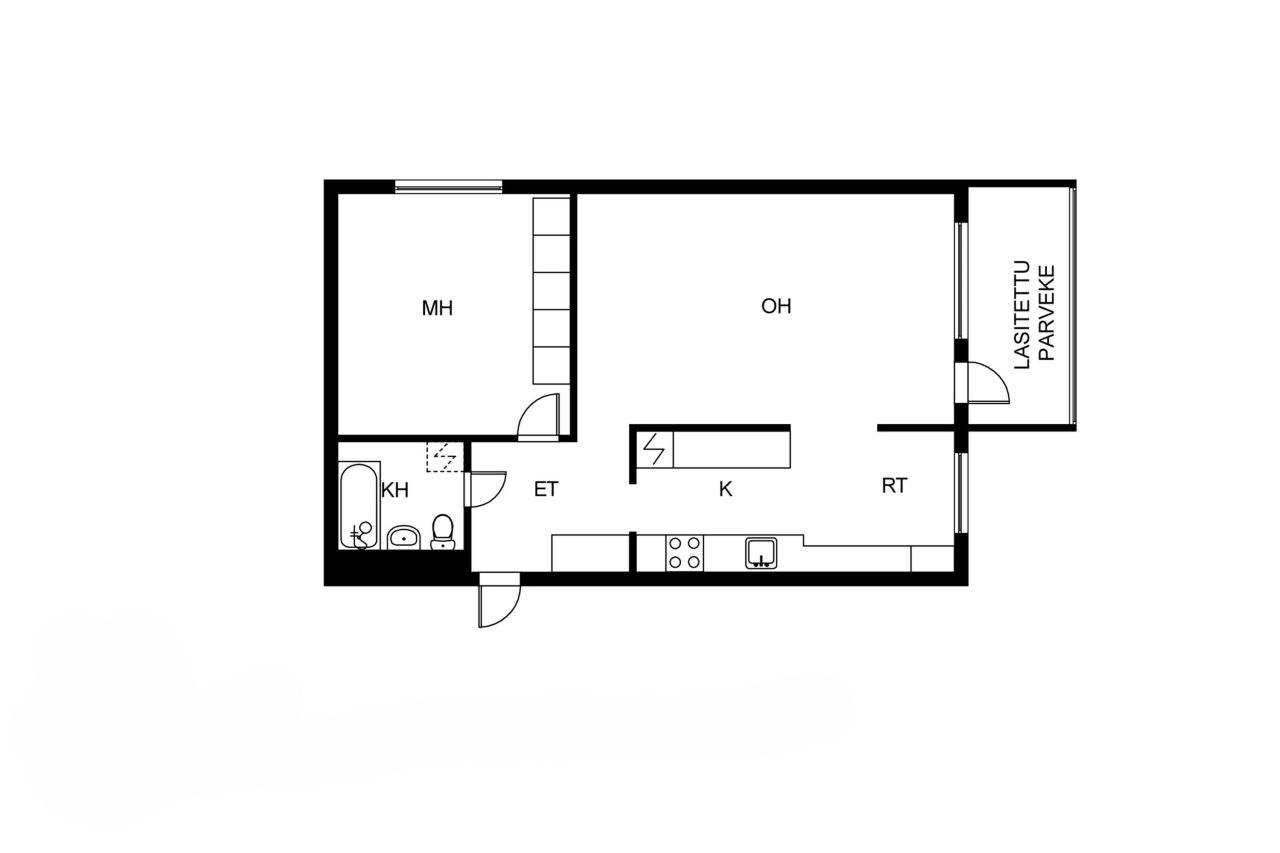Квартира в Вантаа, Финляндия, 59.5 м² - фото 2