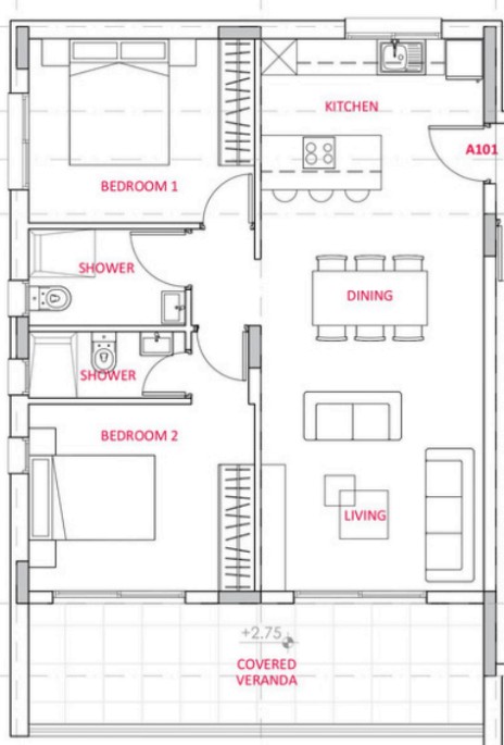 Апартаменты в Пафосе, Кипр, 95 м² - фото 9