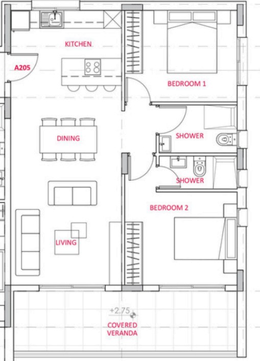 Апартаменты в Пафосе, Кипр, 95 м² - фото 9