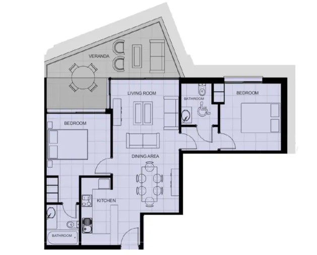 Апартаменты в Пафосе, Кипр, 81 м² - фото 16