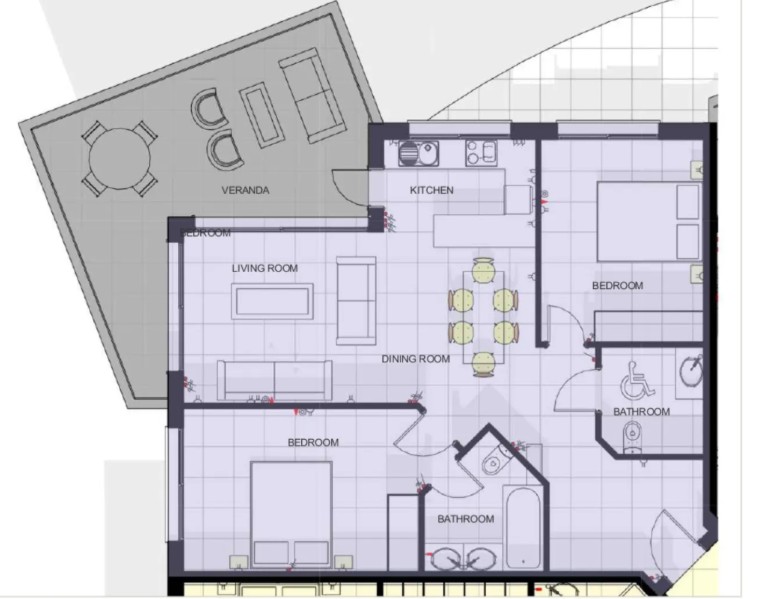 Апартаменты в Пафосе, Кипр, 113 м² - фото 16