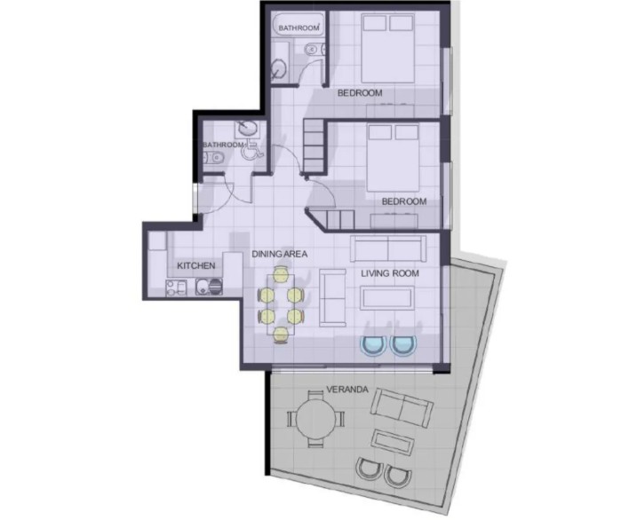 Апартаменты в Пафосе, Кипр, 77 м² - фото 16