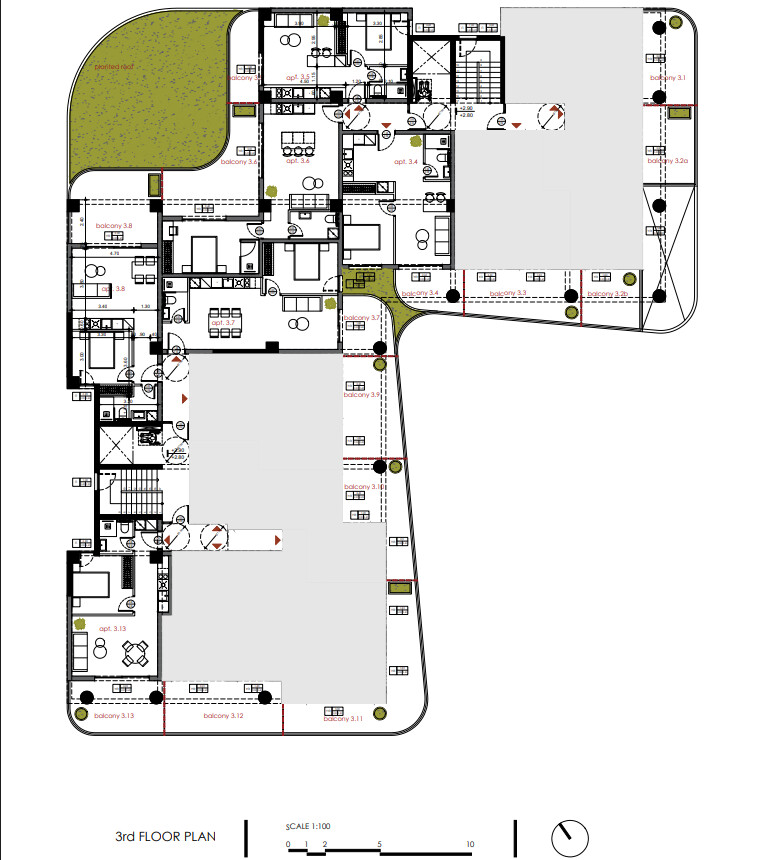 Квартира в Салониках, Греция, 59 м² - фото 2