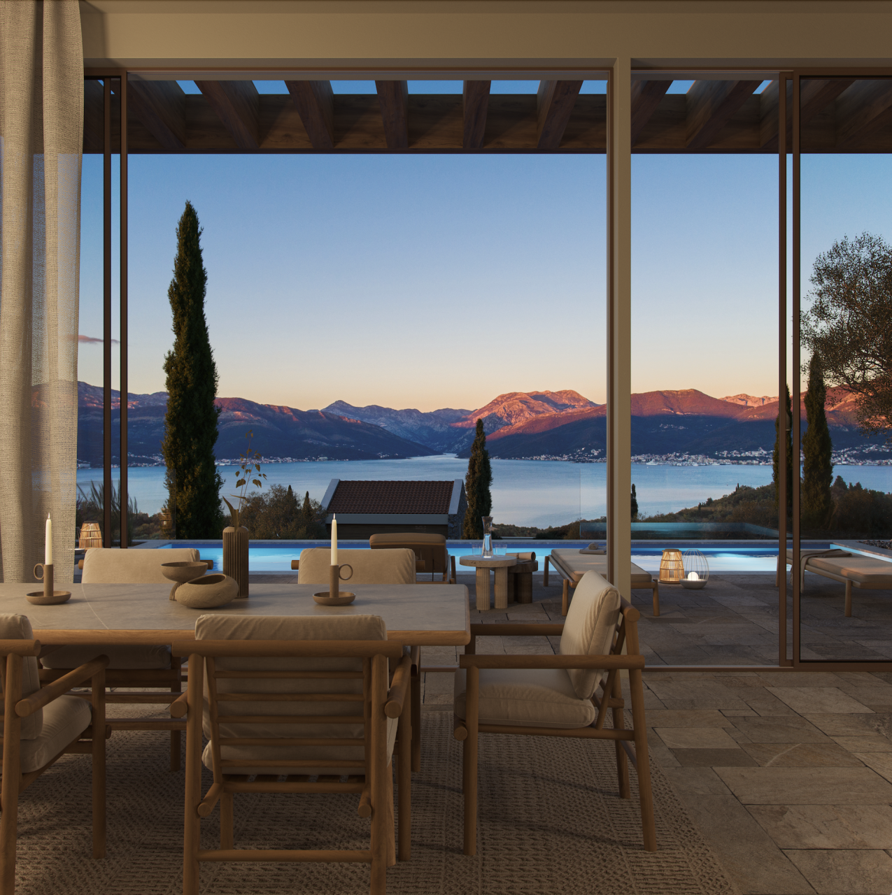 Вилла на полуострове Луштица, Черногория, 400 м² - фото 8