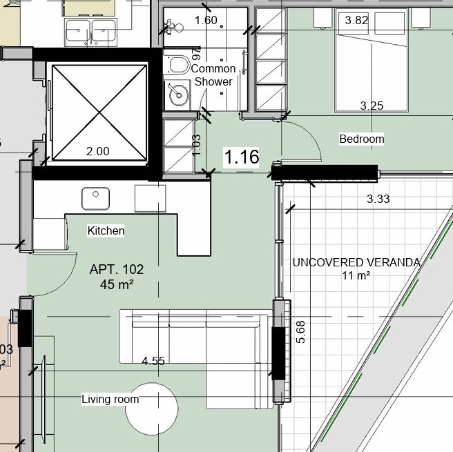 Апартаменты в Лимасоле, Кипр, 61 м² - фото 5
