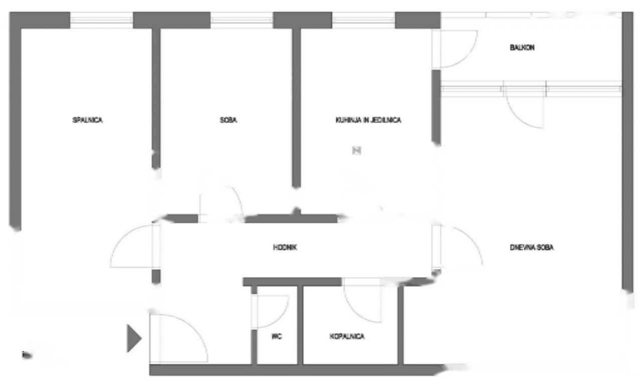 Квартира в Любляне, Словения, 76 м² - фото 3