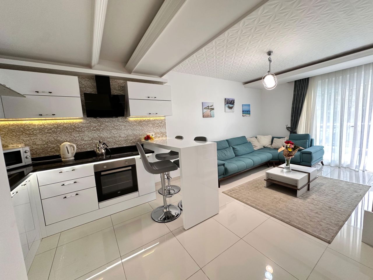 Апартаменты в Алании, Турция, 60 м² - фото 1