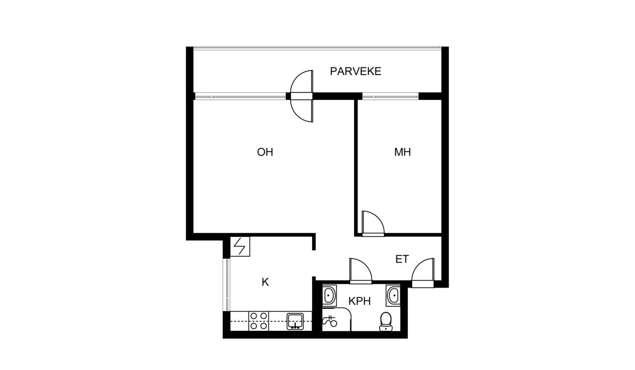 Квартира в Хельсинки, Финляндия, 50.8 м² - фото 2