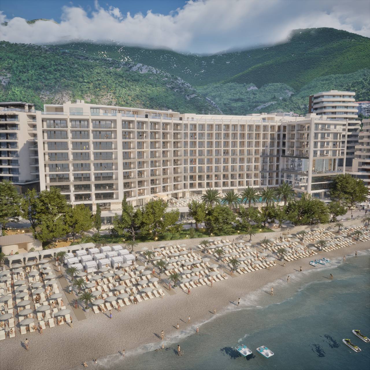 Апартаменты в Рафаиловичах, Черногория, 58 м² - фото 1