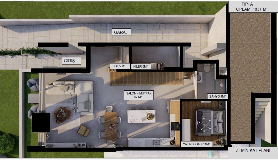 Вилла в Эсентепе, Кипр, 132 м² - фото 10