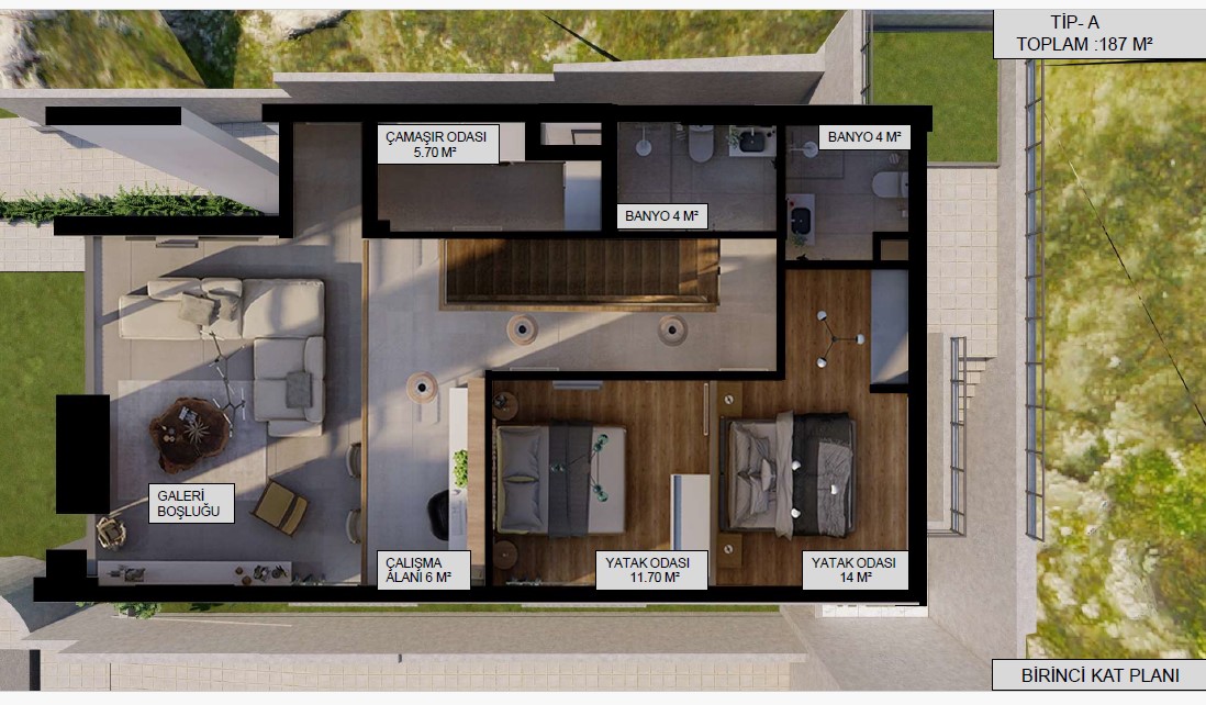 Вилла в Эсентепе, Кипр, 132 м² - фото 11
