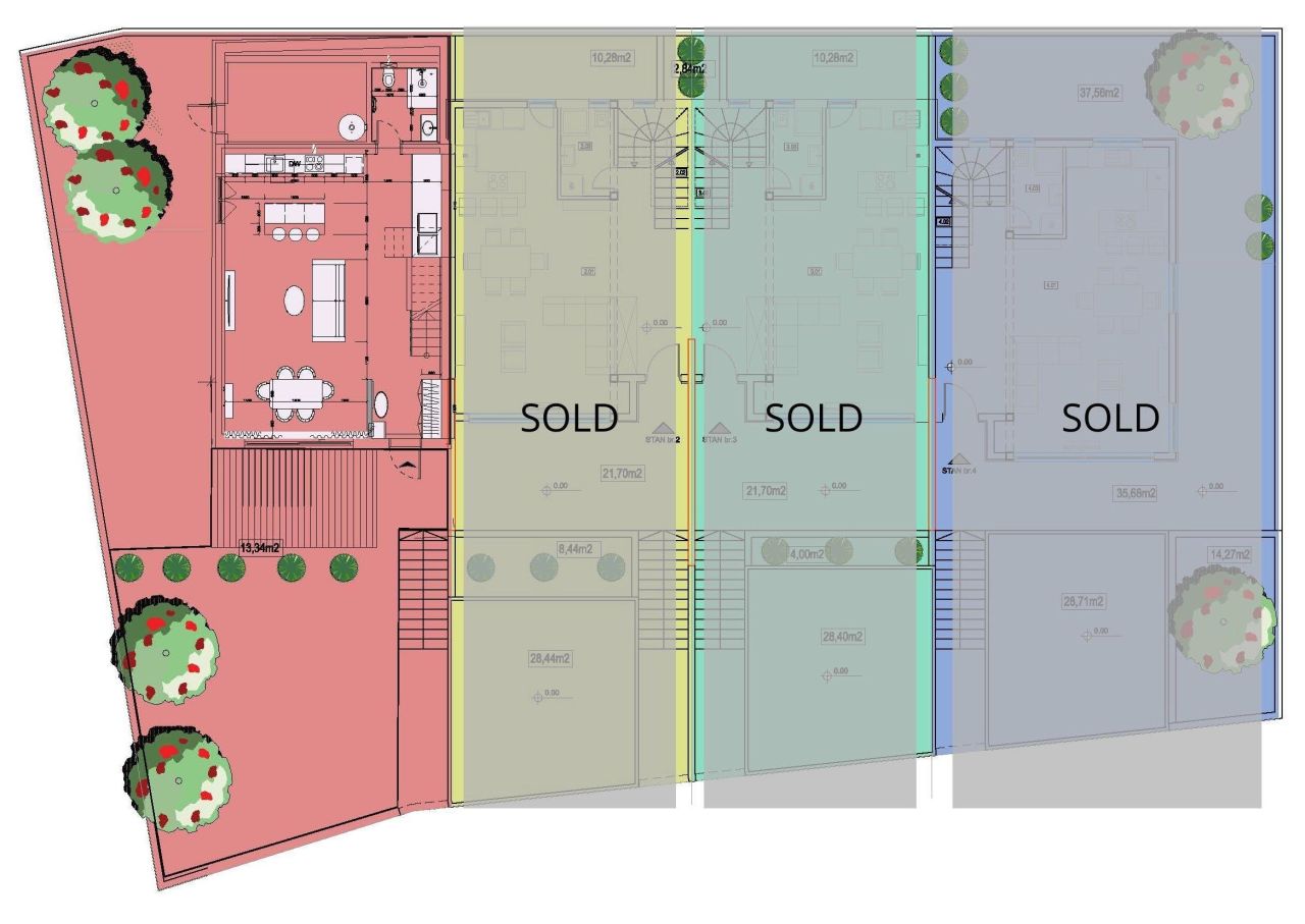 Таунхаус в Которе, Черногория, 130 м² - фото 10
