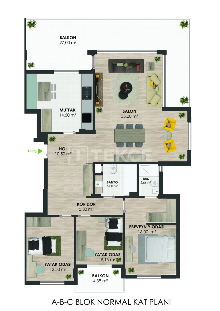 Апартаменты Муданья, Турция, 330 м² - фото 9